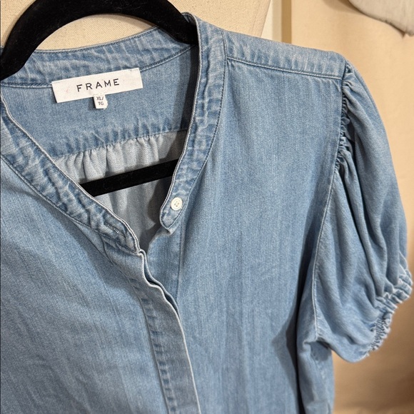 Frame S/S Chambray Blouse - Picture 2 of 2